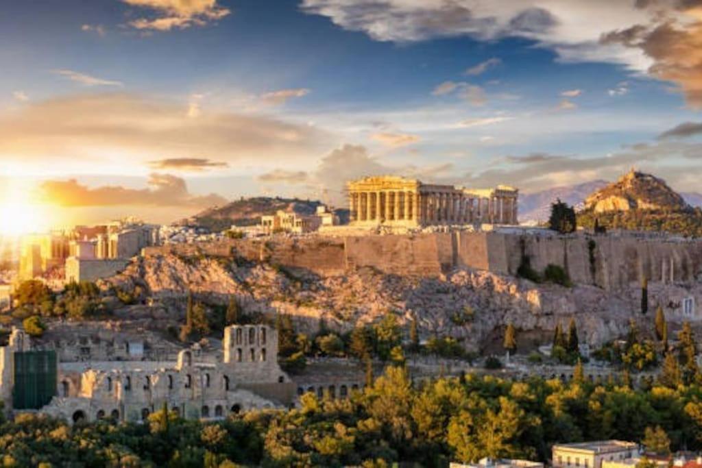 아테네 The Acropolis Metro Station Flat 아파트 외부 사진